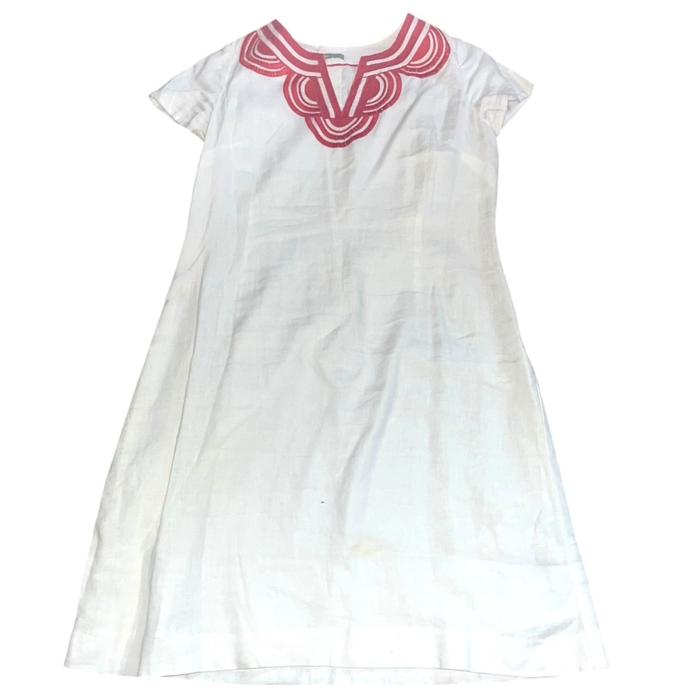 Boden linen embroidered sheath dress - Picture 2 of 4